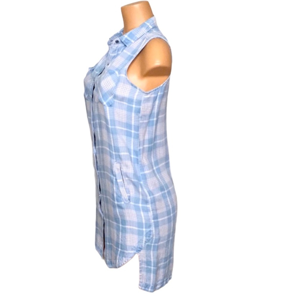 Billy T Girlfriend Plaid Soft Denim dress